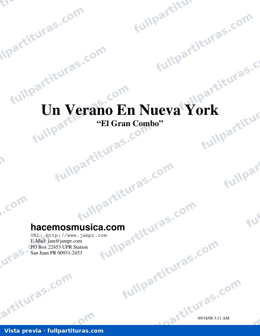 Un verano en Nueva York — vista previa