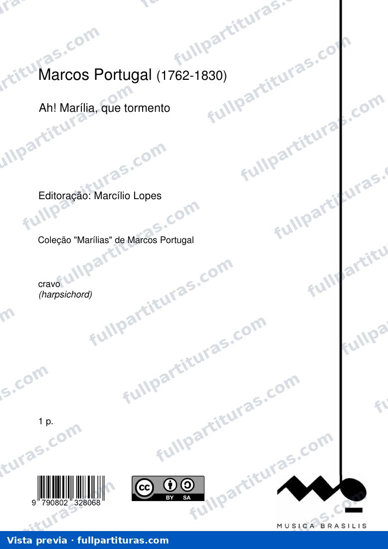 Ah Marilia, que tormento — preview