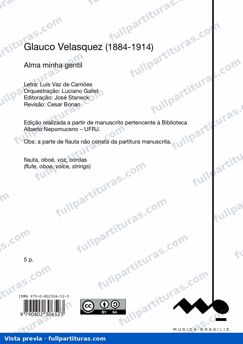 Alma minha gentil — preview