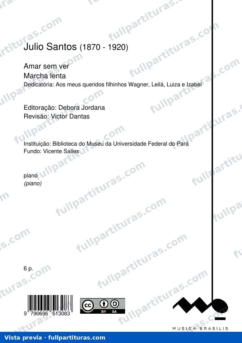 Amar sem ver — preview
