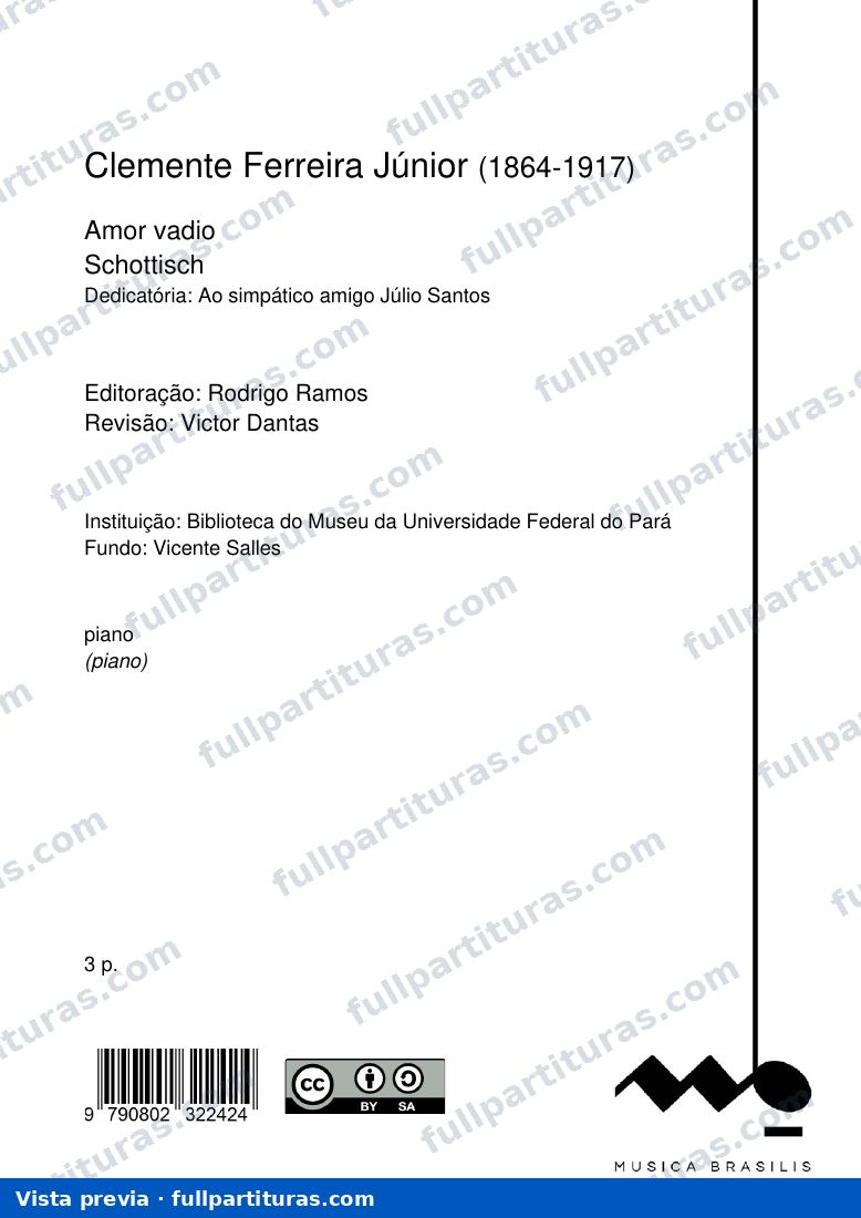 Amor vadio — preview