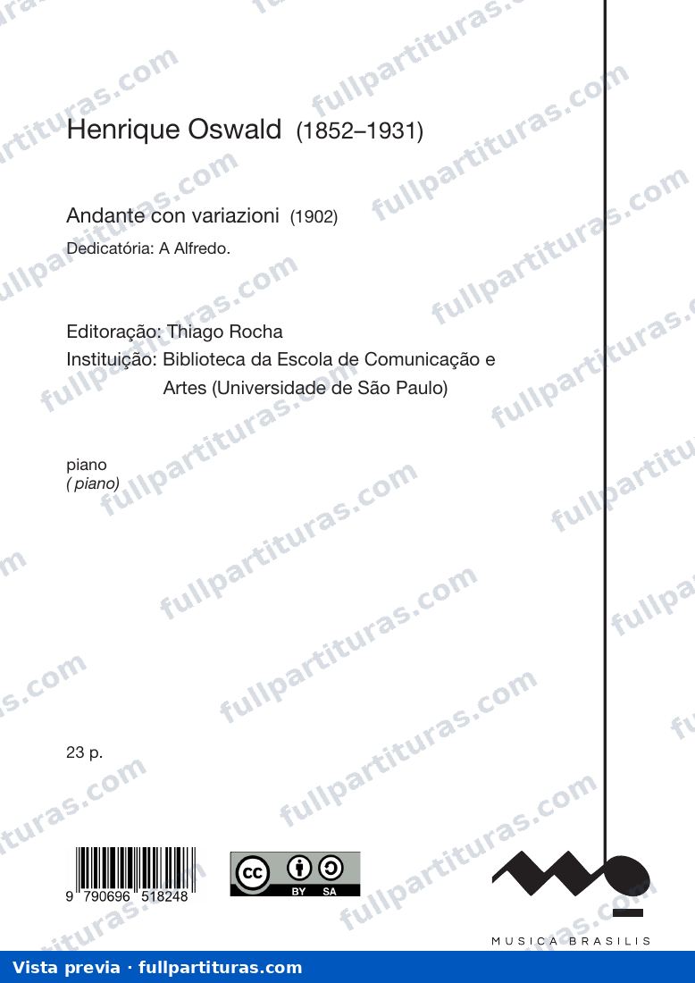 Andante con variazioni — preview