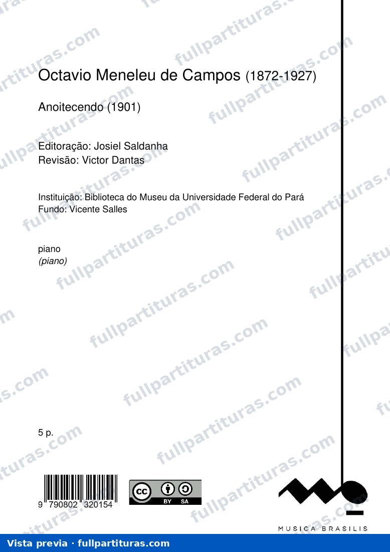 Anoitecendo — preview