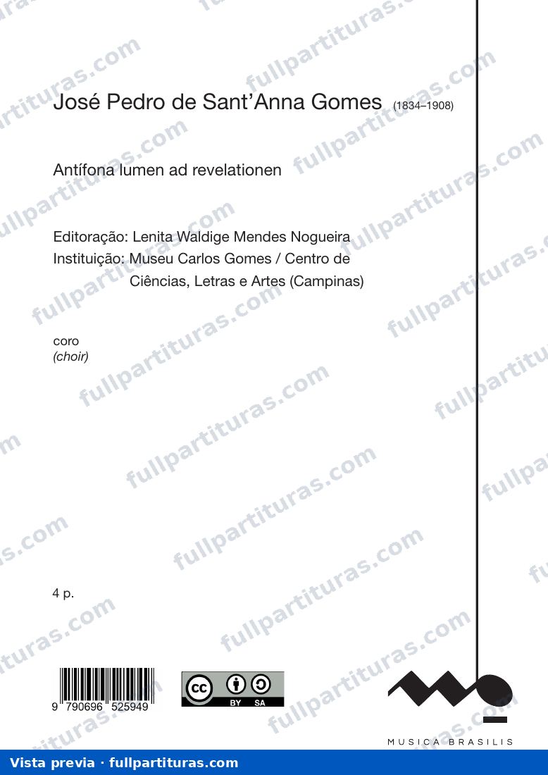 Antifona Lumen Ad Revelationen — preview