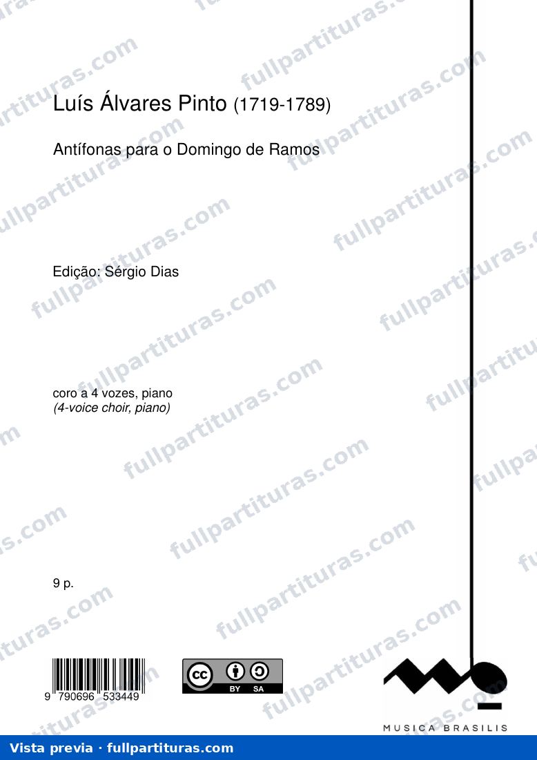 Antifonas Para O Domingo De Ramos — preview
