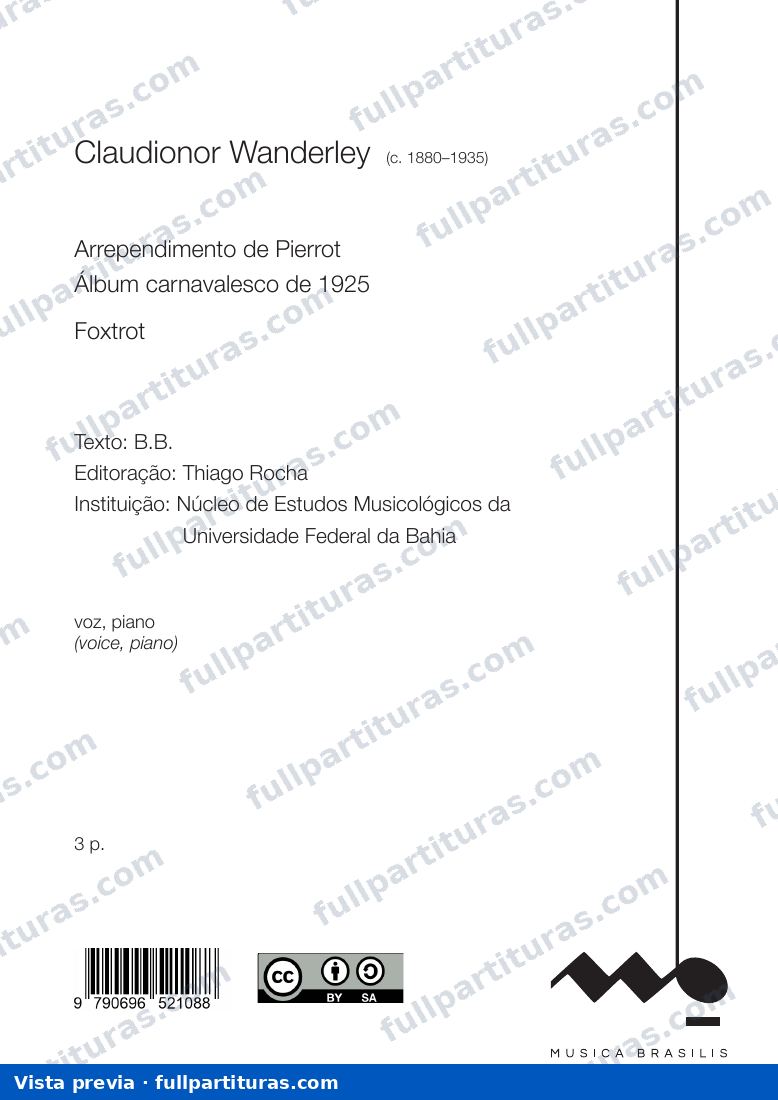 Arrependimento de Pierrot — preview