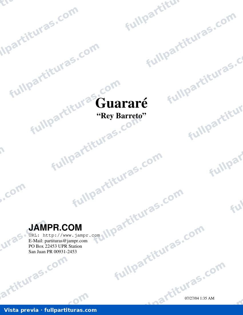 Guaraé — vista previa