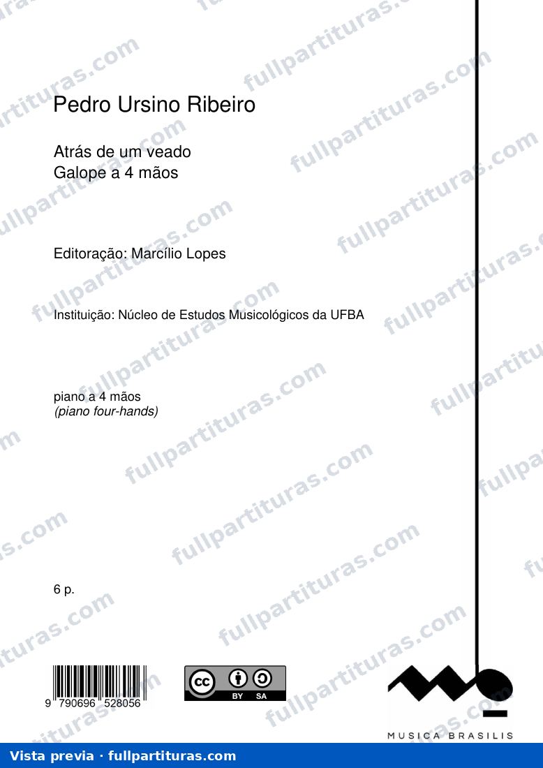 Atrás de um veado — preview