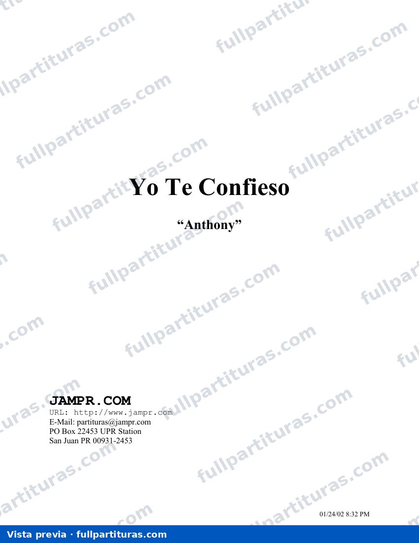 Yo te confieso — vista previa