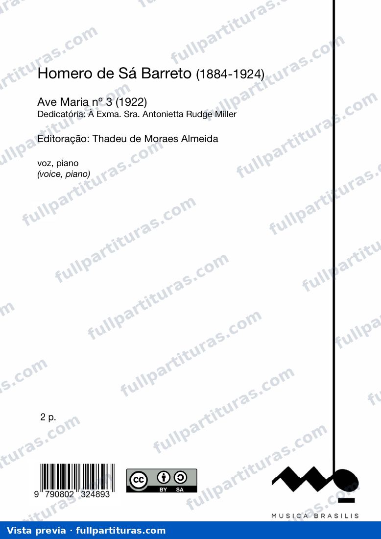 Ave Maria nº 3 — preview
