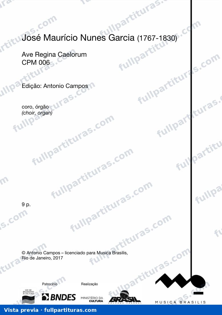 Ave Regina caelorum — preview