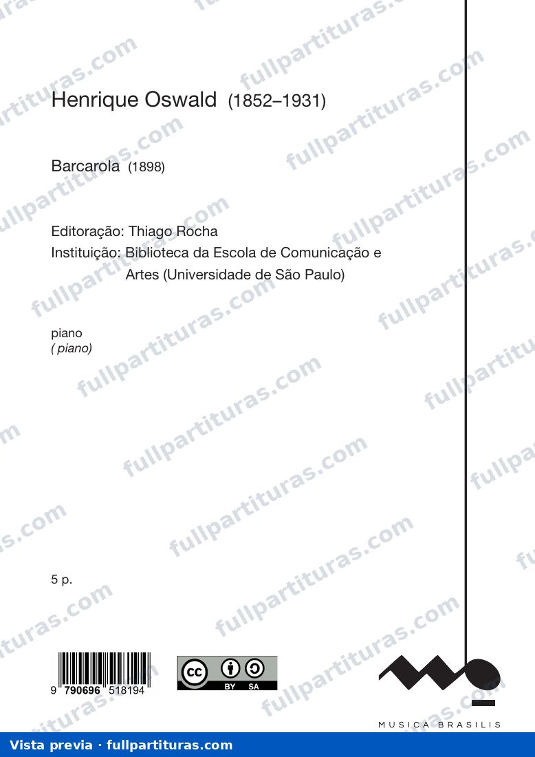 Barcarola — preview