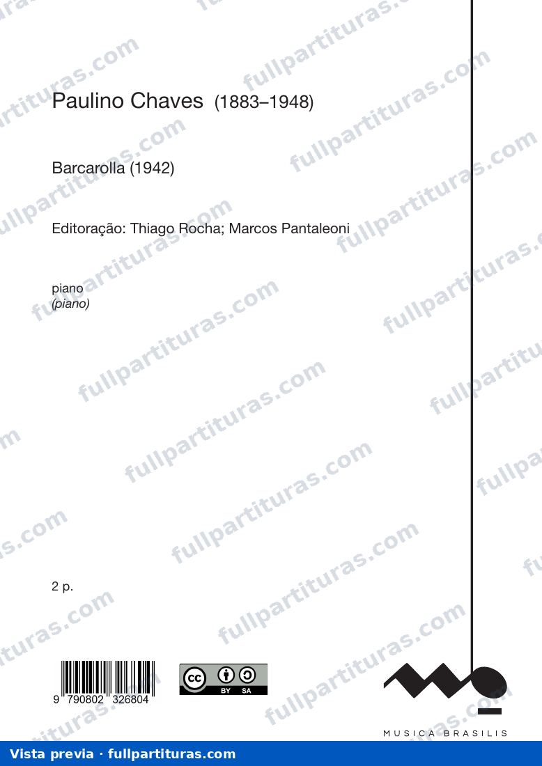Barcarola — preview