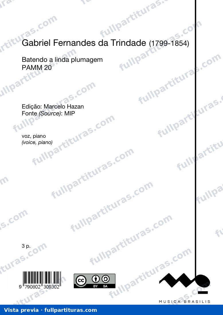 Batendo a linda plumagem — preview