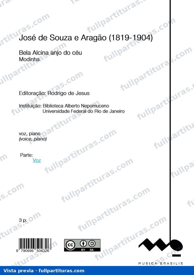 Bella Alcina anjo do céu — preview
