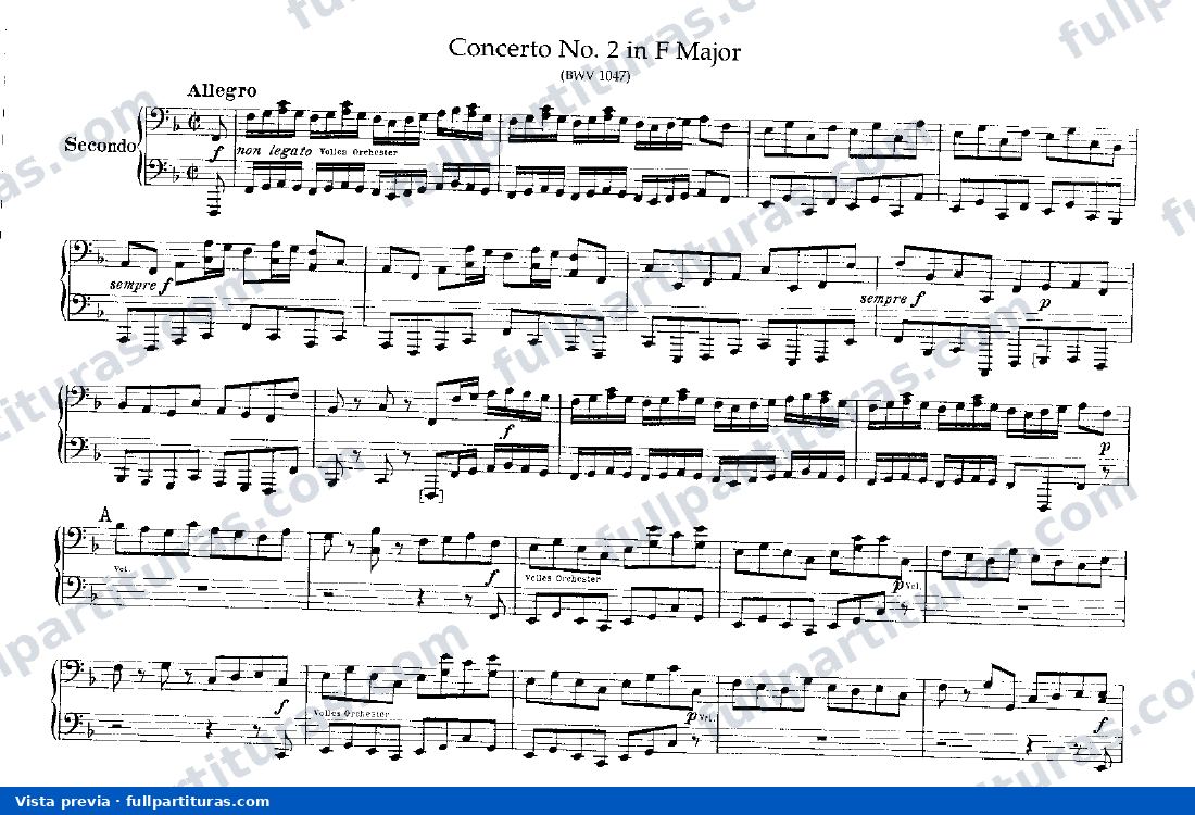 Concierto de Brandemburgo No.2 in F major BWV.1047 — preview