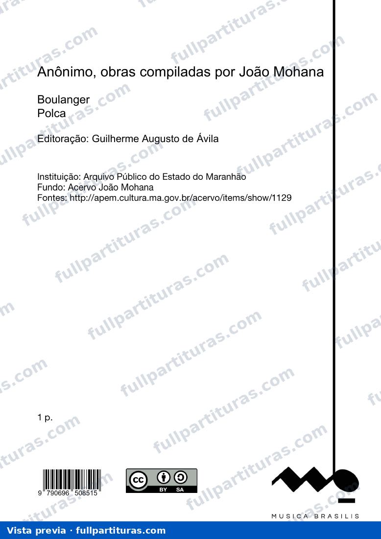 Boulanger, Anônimo — preview
