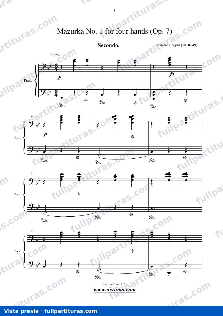 Casella: Mazurka No.1 Op.7 — preview