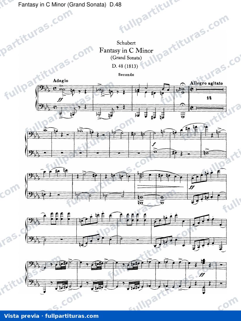 Saint-Saens: Fantasy in C min D.48 — preview