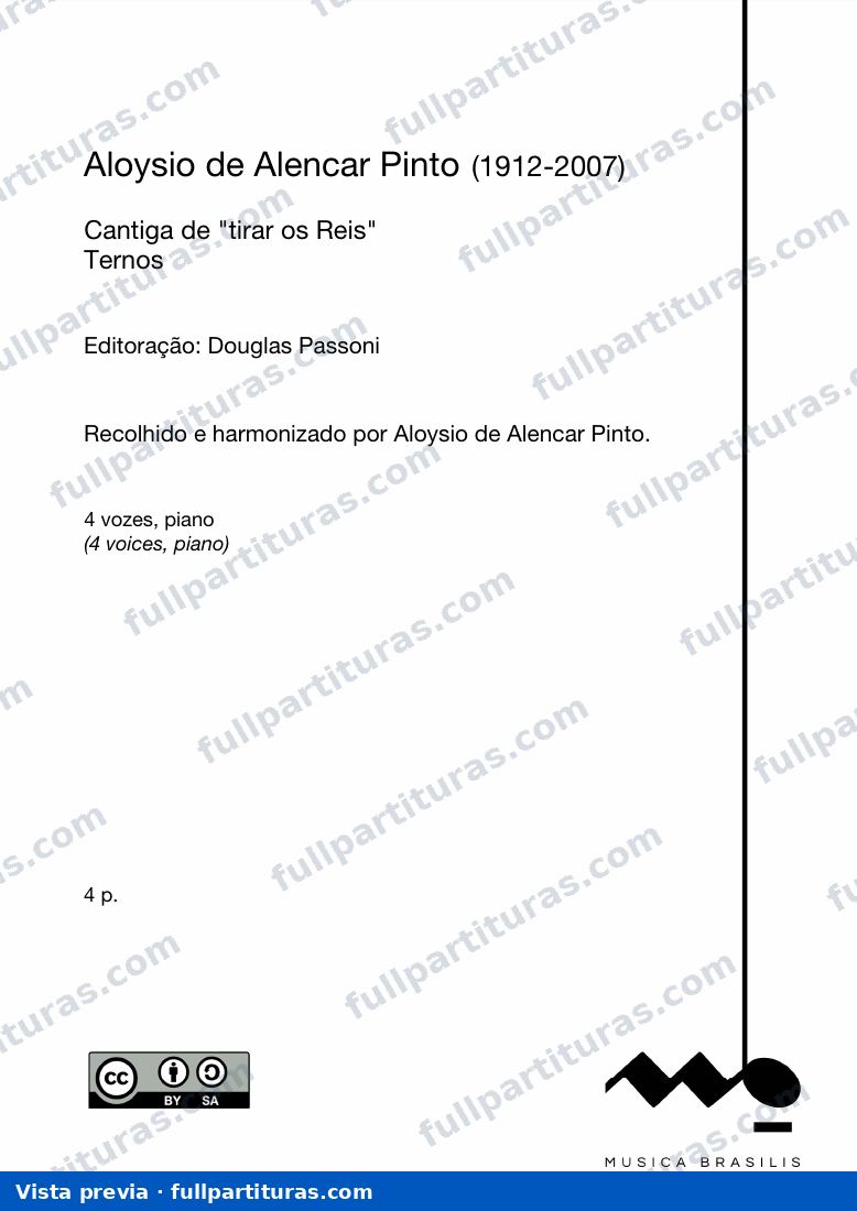 Cantiga de "tirar os Reis" — preview