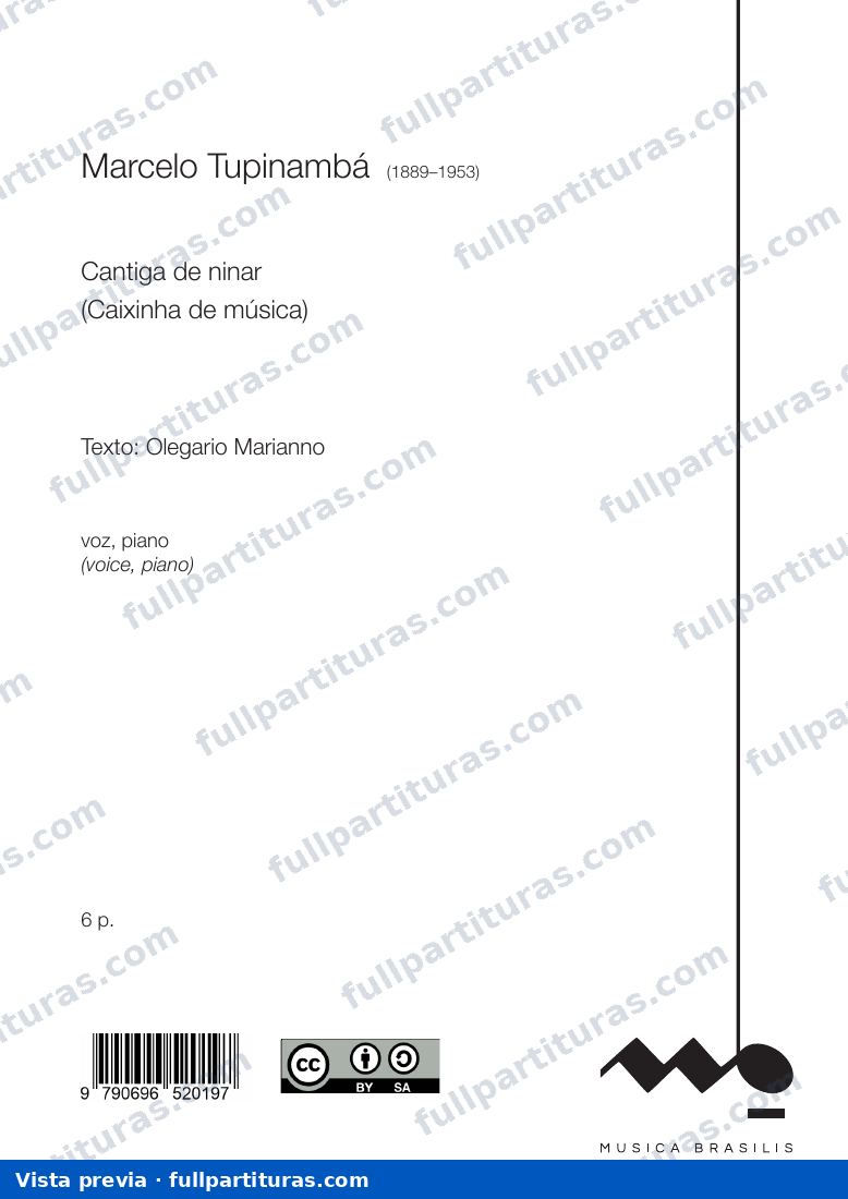 Cantiga de ninar — preview