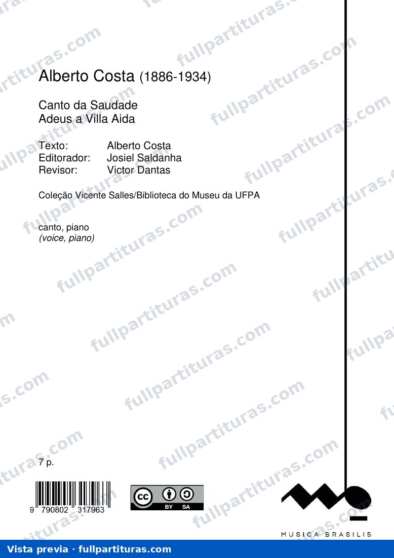 Canto da Saudade — preview
