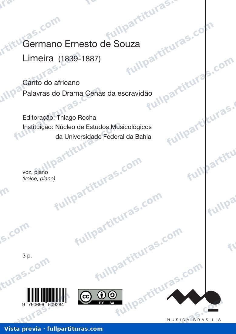 Canto do africano — preview