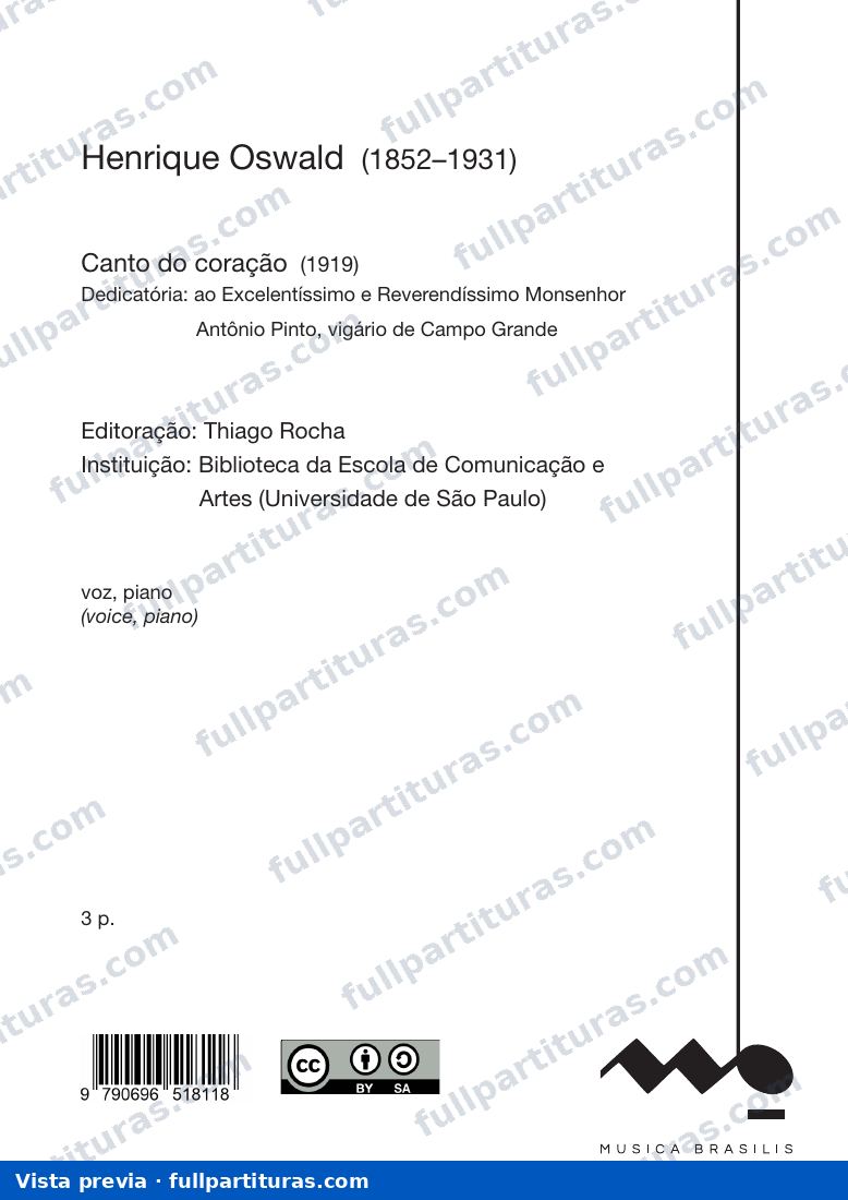 Canto do coração — preview