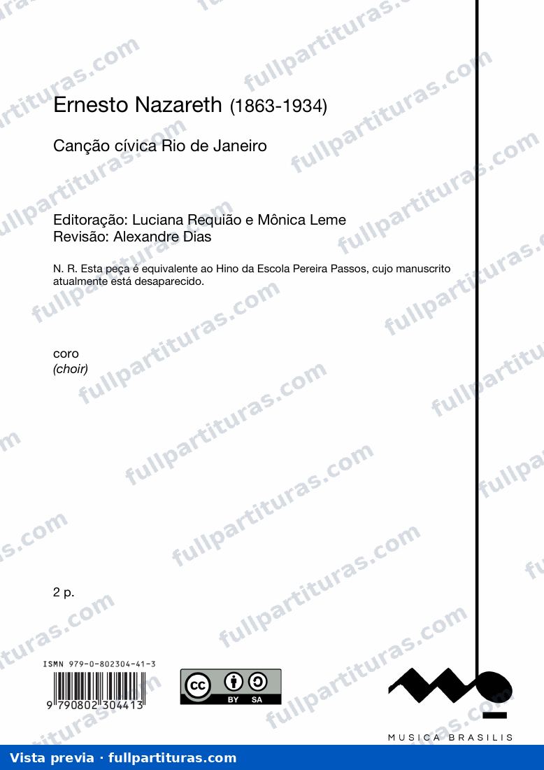 Canção cívica Rio de Janeiro — preview