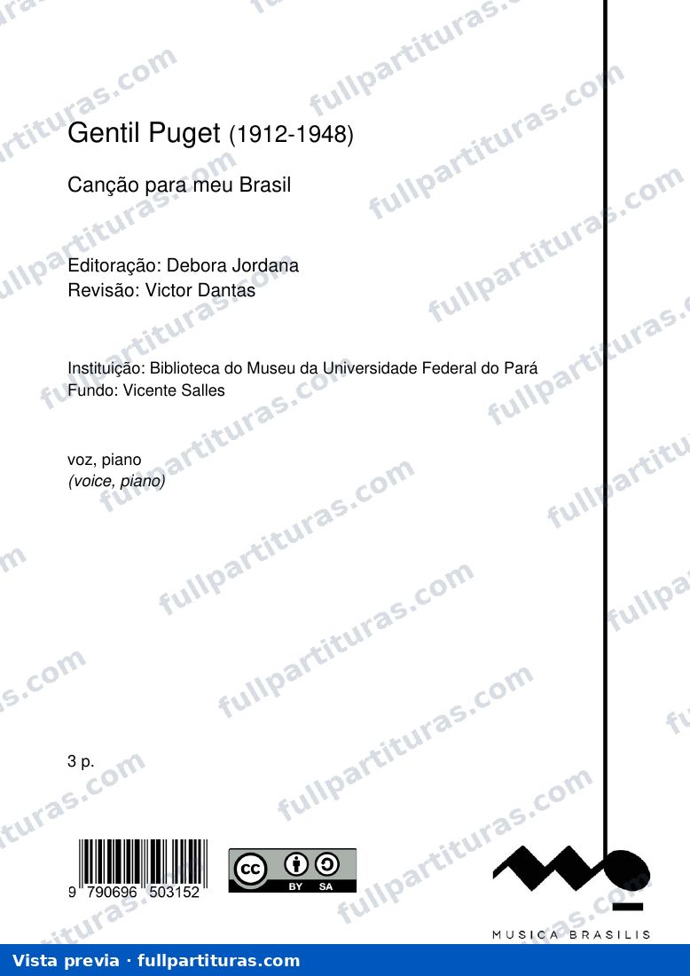 Canção para meu Brasil — preview
