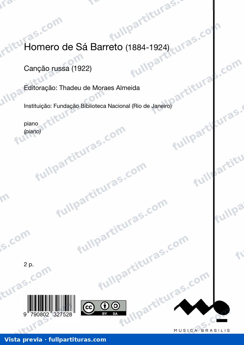 Canção russa — preview