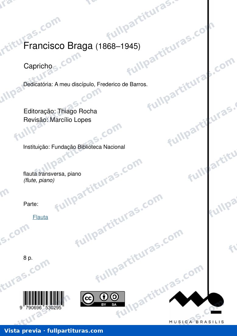 Capricho Para Flauta — preview