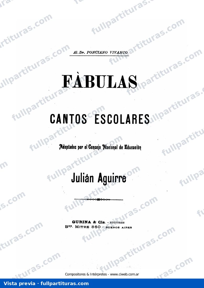 Estilo argentino, Op.44: FÃ¡bulas — preview