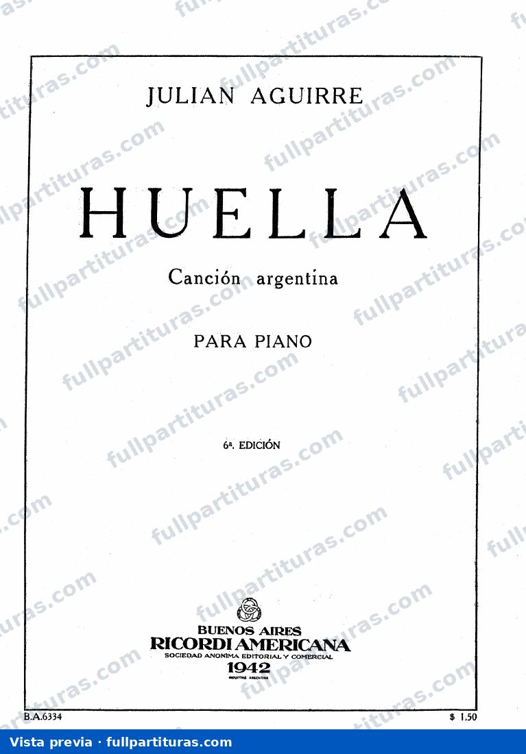 Estilo argentino, Op.44: Huella, Op.49 — preview