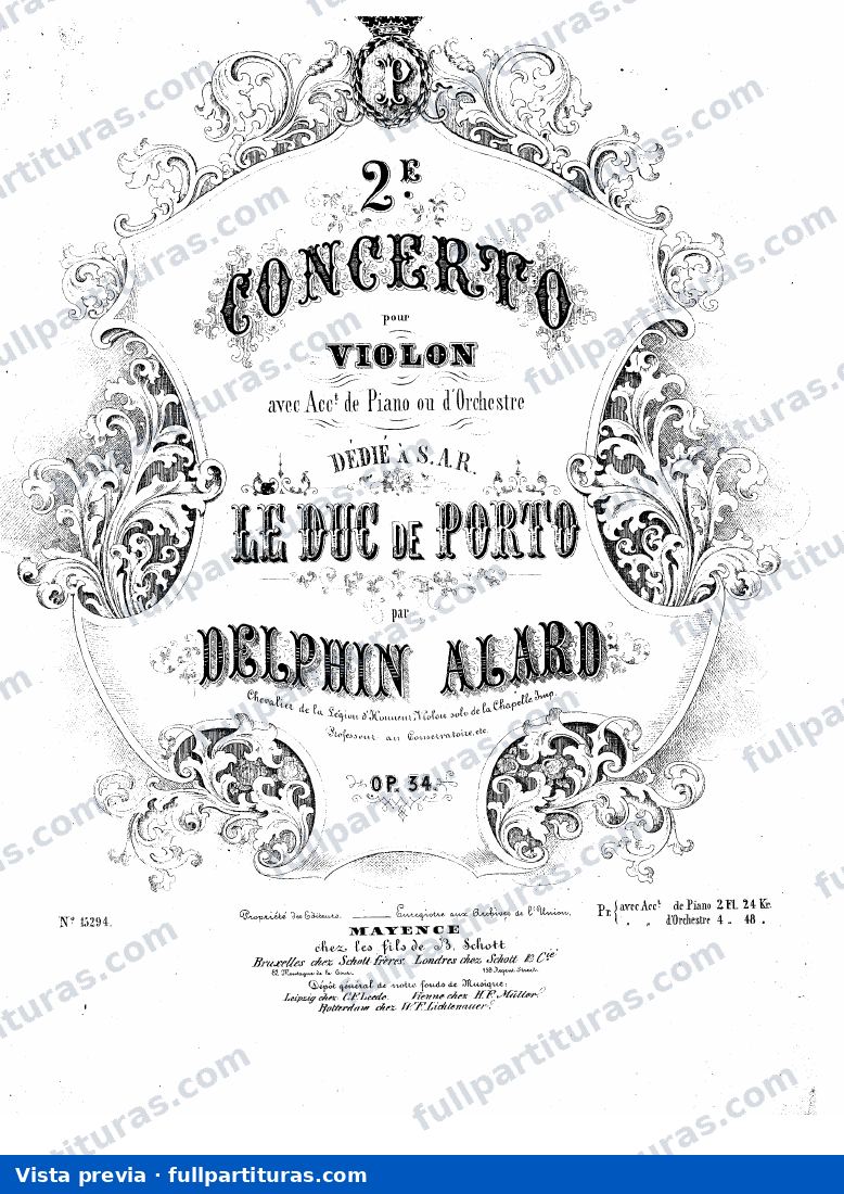 Violin Concerto No.2, Op.34 — preview