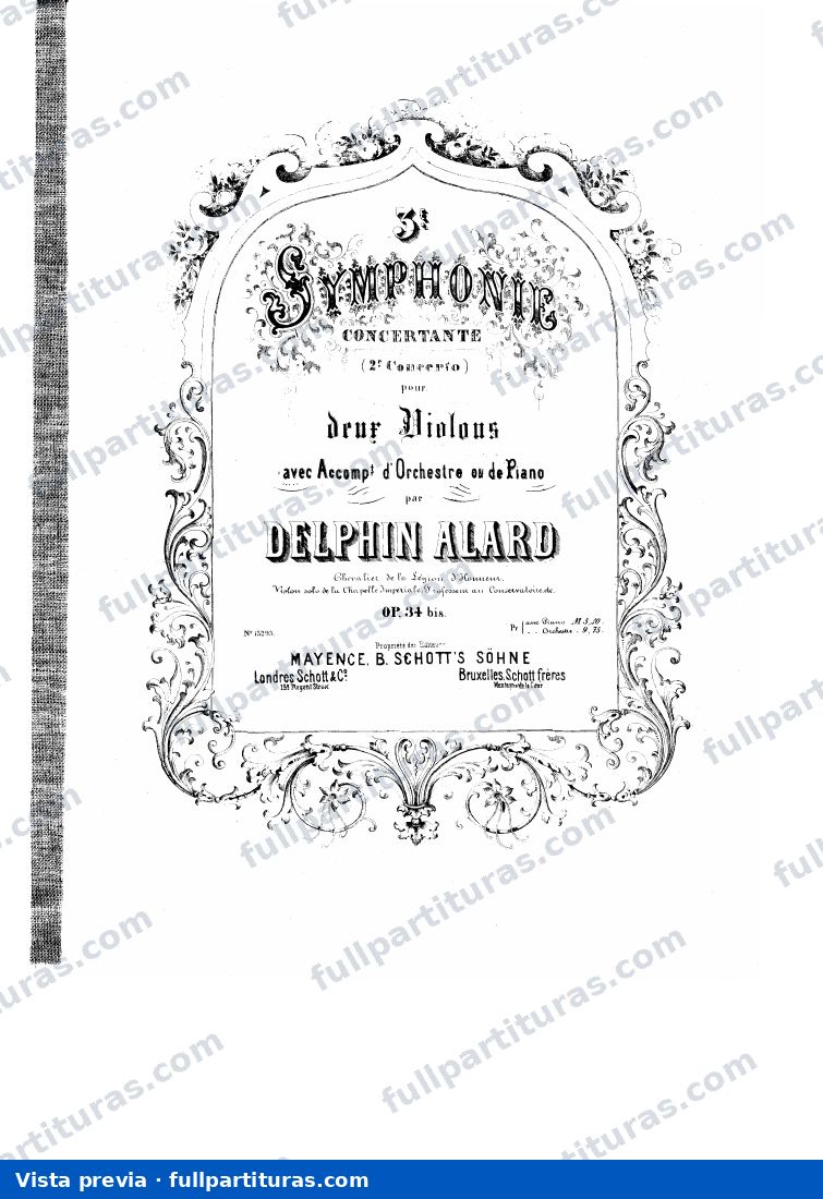Symphonie concertante No.3, Op.34b — preview