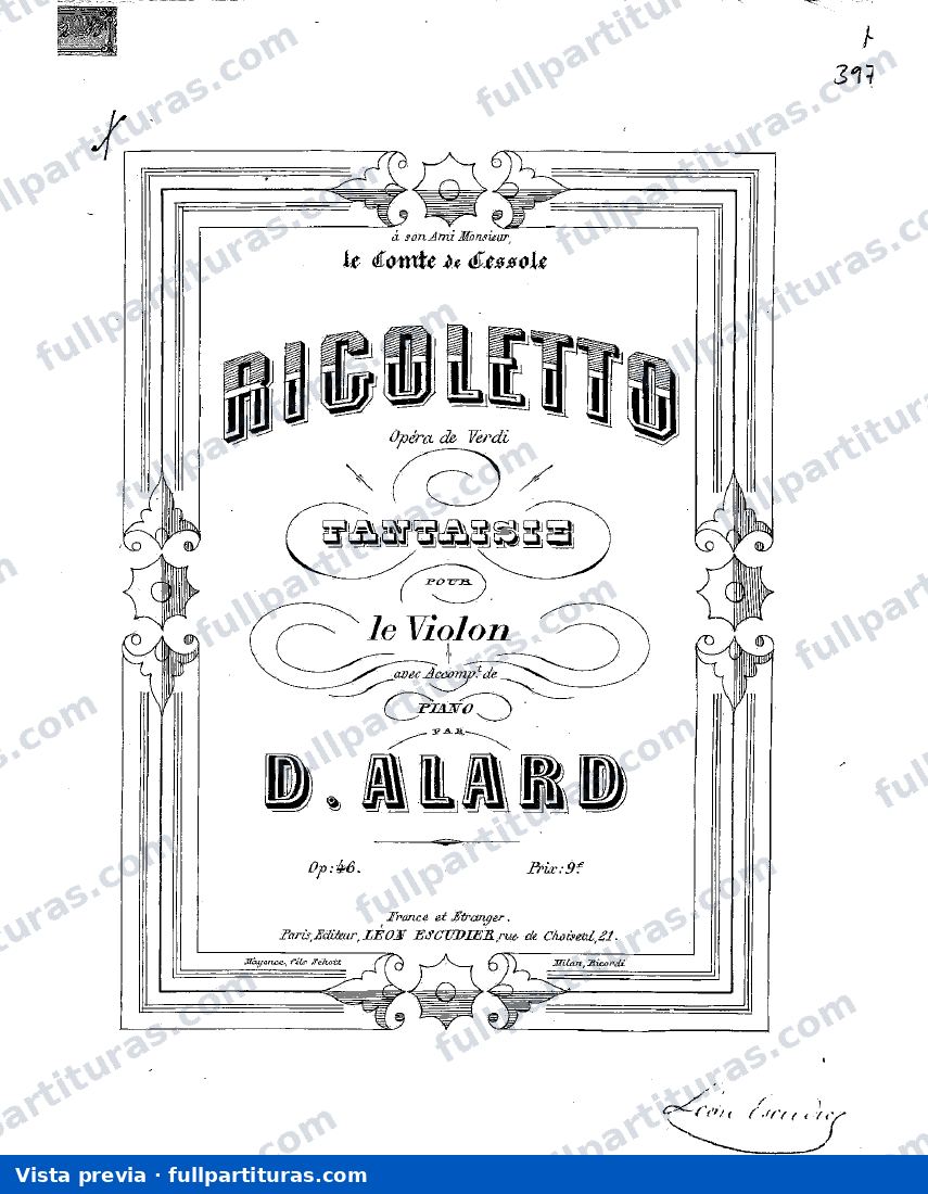 Fantasy on Rigoletto, Op.46 — preview