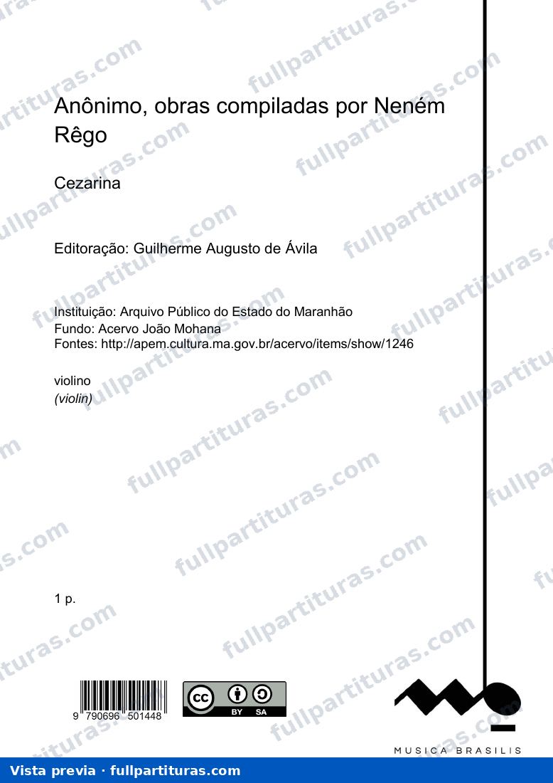 Cezarina, Anônimo — preview