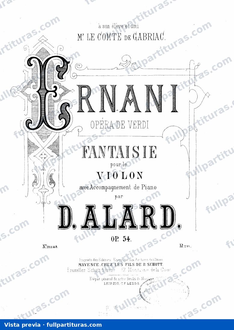 Fantaisie sur 'Ernani', Op.54 — preview