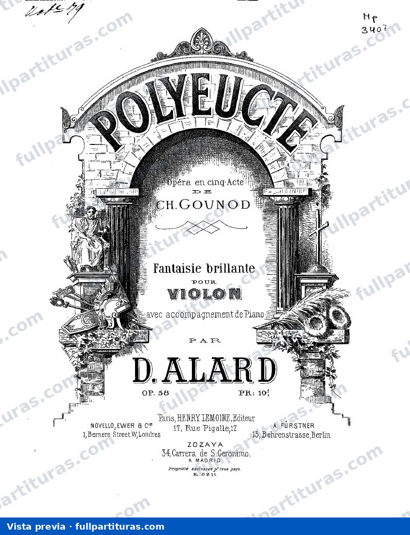 Fantaisie brillante sur 'Polyeucte', Op.59 — preview