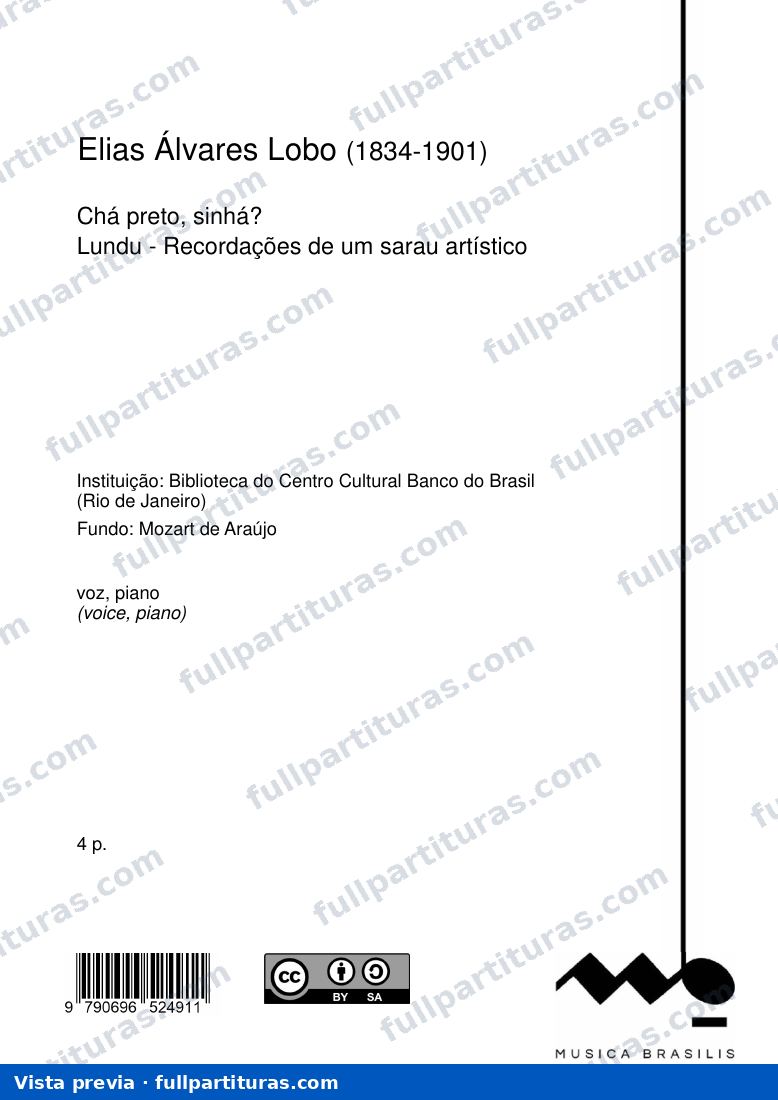 Chá preto, sinhá? — preview