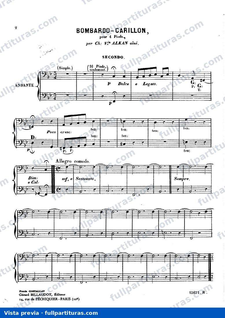 Bombardo-Carillon, Op.47 — preview