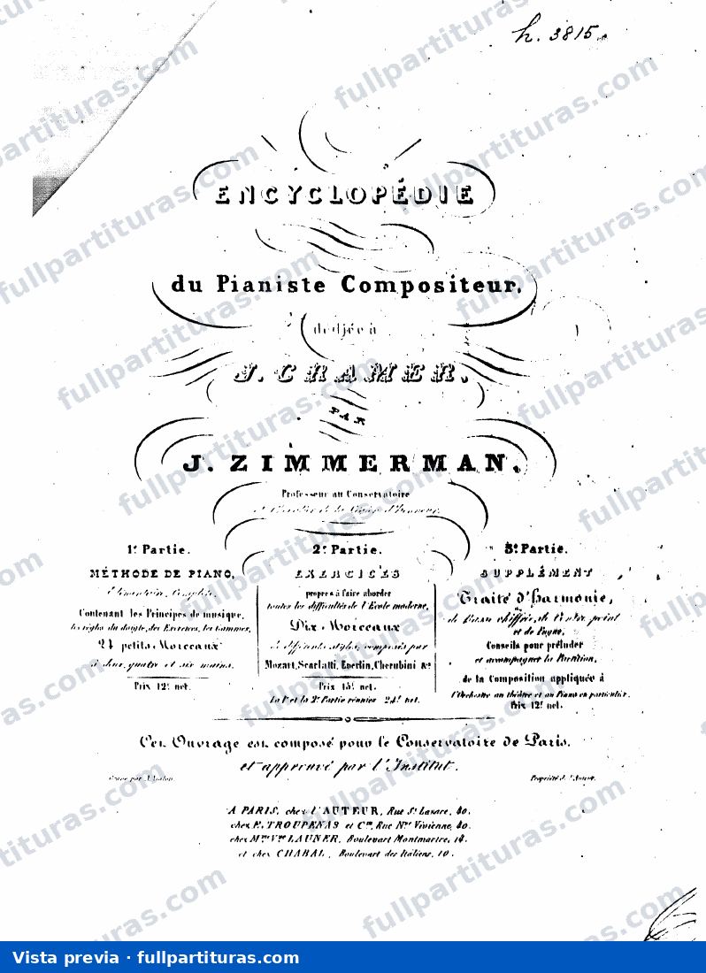 Etude Conservatoire — preview