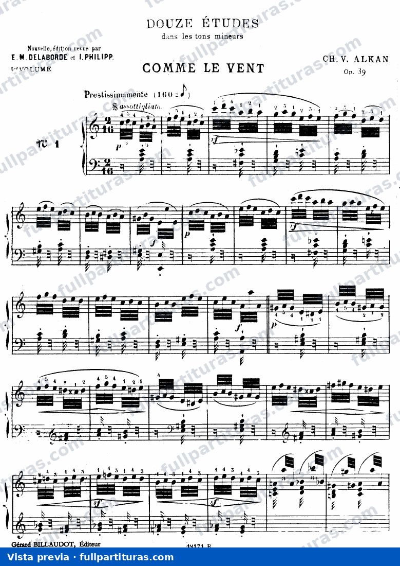 12 Etudes in All the Minor Keys, Op.39 — preview
