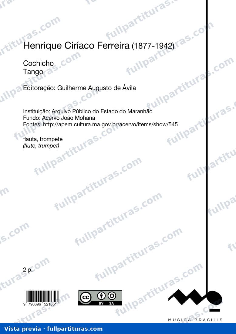 Cochicho — preview