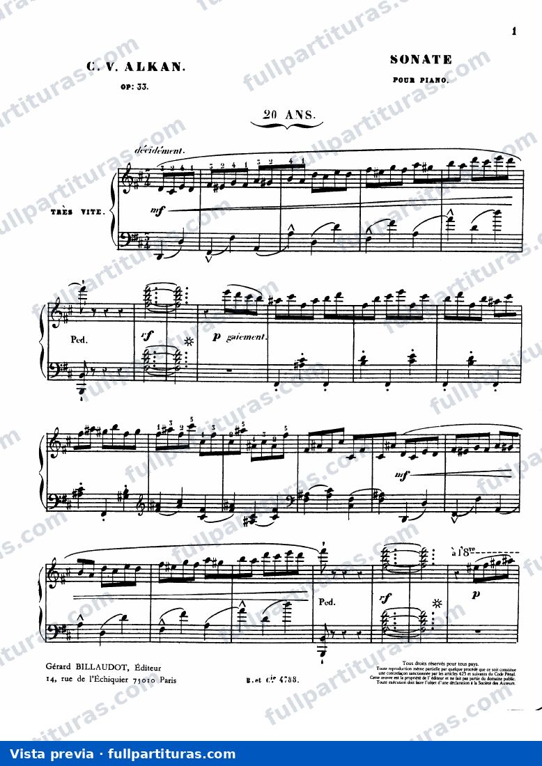 Grande Sonate 'Les Quatre Ages', Op.33 — preview