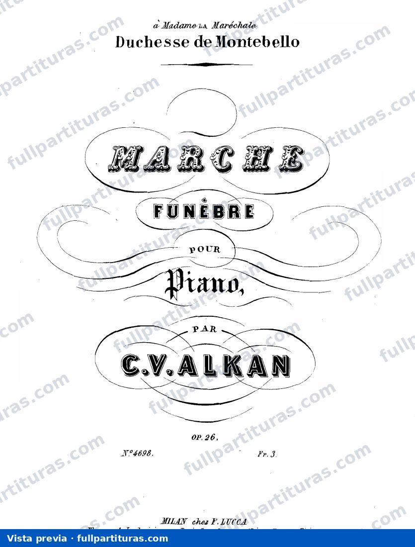 Marche funèbre, Op.26 — preview