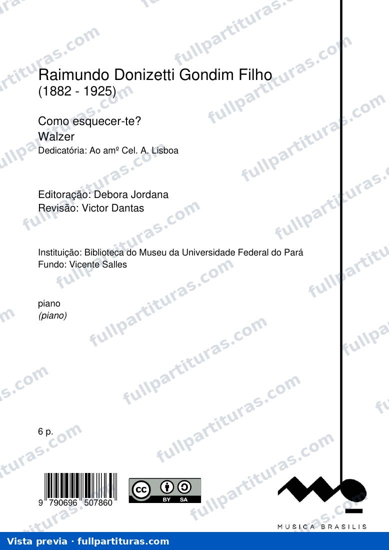 Como esquecer-te? — preview