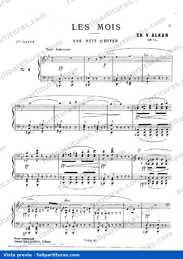 Les Mois, Op.74 — preview
