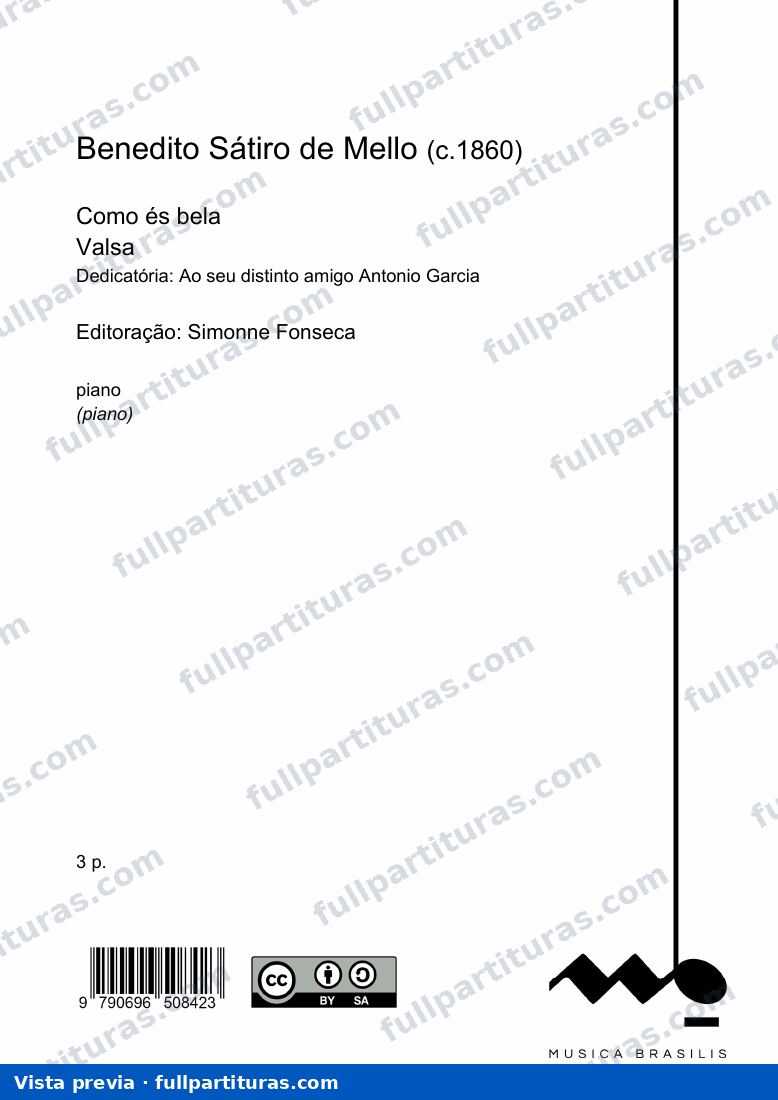 Como és bela — preview
